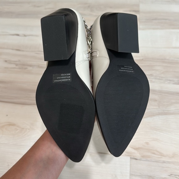 DV Dolce Vita Keeler Harness Moto Engineer Chain Heeled Boots - Picture 8 of 8